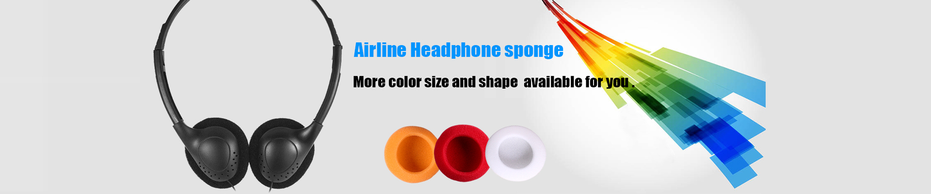 airline headphone sponge foam cover